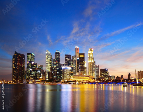 Photo: Singapore skyline Singapore skyline