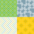 Vector: Seamless Broken Circle Patterns Seamless Broken Circle Patterns