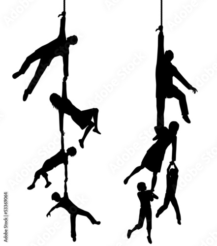 Illustration: Hanging on Hanging on