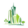 Vector: green city - environment and ecology green city - environment and ecology