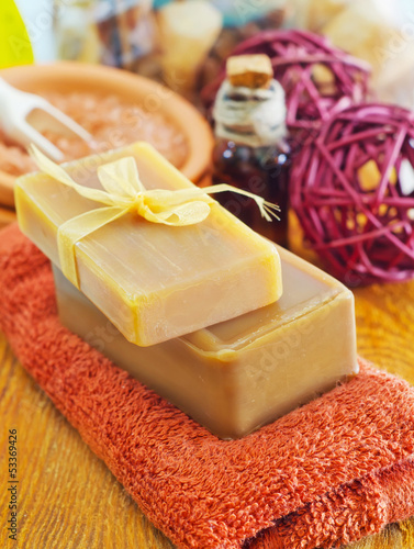 Photo: soap and towels soap and towels