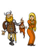 Viking falls in love with girl