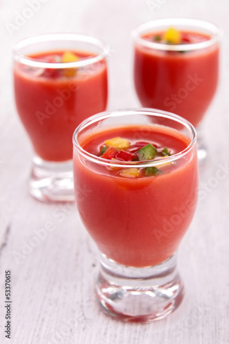 Photo: tomato gazpacho tomato gazpacho