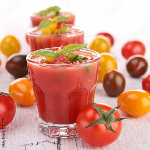 Photo: tomato gazpacho tomato gazpacho