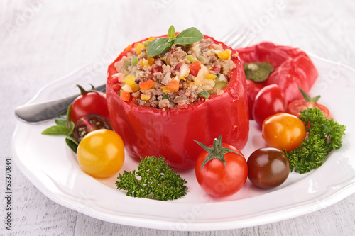 Photo: stuffed pepper stuffed pepper