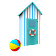 Beach cabin