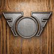 metal and wood background