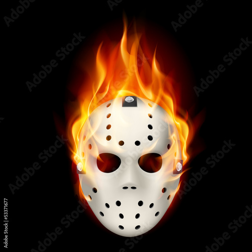 Vector: Hockey mask Hockey mask