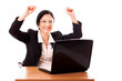 Happy Succesful Lady Manager