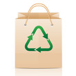 ecological paper bag with logo