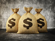 Photo: money bag money bag