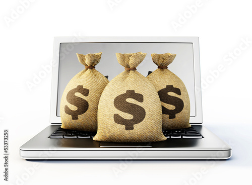 Photo: money bag money bag