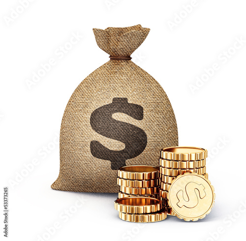 Photo: money bag money bag