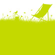 Summer Meadow Canvas Chair