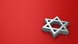 Star of David on the red