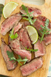 Roast beef, roast beef mignon.
