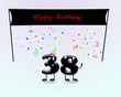 38 fiesta de cumpleaños.