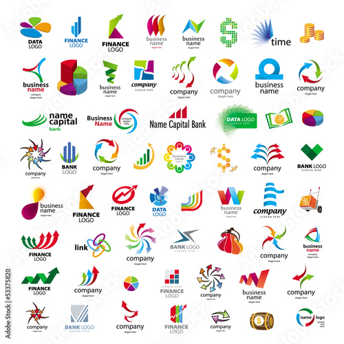 Vector: Collection of vector icons for banks and financial companies Collection of vector icons for banks and financial companies