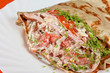Photo: pancakes with ham pancakes with ham
