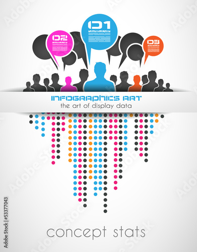 Vector: Infographics concept to display your data in a stylish way. Infographics concept to display your data in a stylish way.