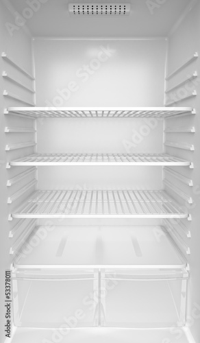 Illustration: Empty fridge Empty fridge