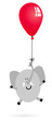 Elefant mit Luftballon