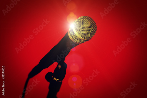 Photo: microphone starlight microphone starlight