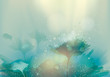 Beautiful abstract landscape / Magic floral background
