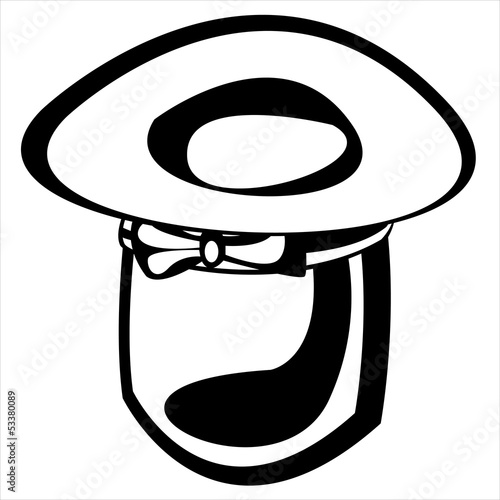 Vector: vector magician hat isolated on white background vector magician hat isolated on white background