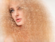 Photo: Blonde Hair. Beautiful Woman with Curly Long Hair. High quality Blonde Hair. Beautiful Woman with Curly Long Hair. High quality