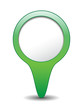 Vektor: Green Web Button (pin badge icon symbol blank template vector) Green Web Button (pin badge icon symbol blank template vector)