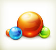 Vector: Molecule icon Molecule icon