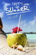 coconuts on the beach