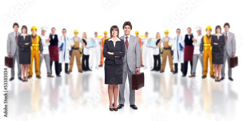 Photo: Business people team. Business people team.