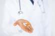 man breaking the cigarette with hands
