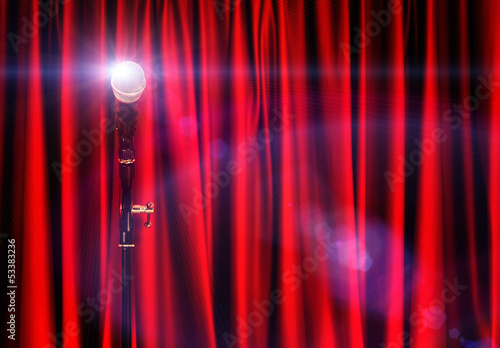 Photo: stage star microphone stage star microphone