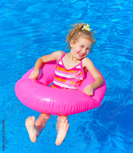 Photo: girl in the pool girl in the pool
