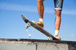 Skateboarders Feet Close Up