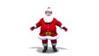 Santa gets fit! Loop. Comes with Alpha Matte.