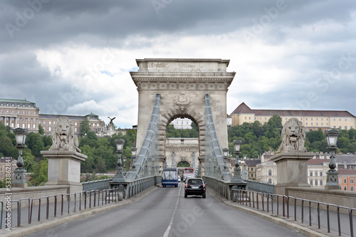 Photo: Budapest Castle and Chain bridge Budapest Castle and Chain bridge