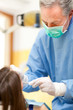 Dentist doing a treatment