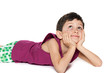 Photo: Portrait of a boy looking up Portrait of a boy looking up
