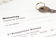 Mietvertrag mit Schlüssel