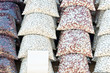 Common Beans Packs with Blank Price Tag on the Farmers Market