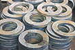 New flanges in the workshop of the plant