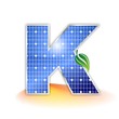 Solar Panel - alphabet letter K