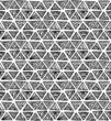 Vector: Ornate hand-drawn black and white triangles Ornate hand-drawn black and white triangles