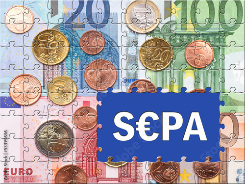 Illustration: SEPA - single euro payments area SEPA - single euro payments area