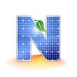 Solar Panel - alphabet letter N