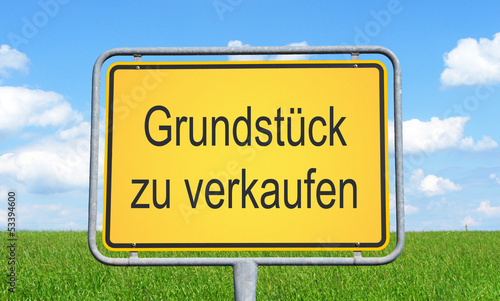 Illustration: Grundstück zu verkaufen Grundstück zu verkaufen